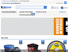 Tablet Screenshot of delmet.pl